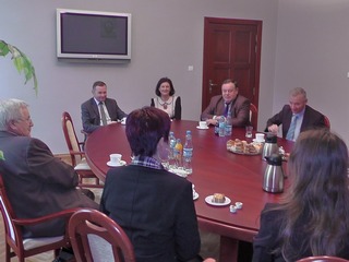 Hivatalos látogatás Elbląg polgármesterénél