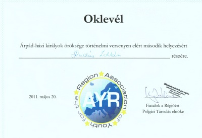 Tanulmányi versenyek 2009/2010