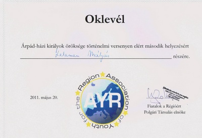 Tanulmányi versenyek 2009/2010