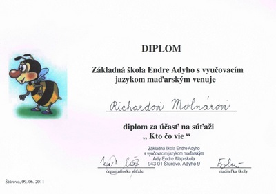 Tanulmányi versenyek 2009/2010 Tanulmányi versenyek 2009/2010