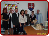 A lengyel küldöttség látogatása Szalkán